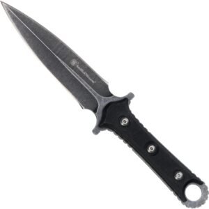 Smith & Wesson SWF606 Fixed Blade Knife, 8.6" Full Tang, 4.4" Dual-Edge High Carbon Stainless Steel Blade