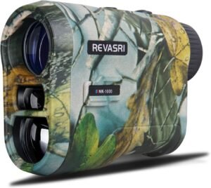 REVASRI Hunting Laser Rangefinder, 1000-Yard Range, Rechargeable, with Target Acquisition Technology