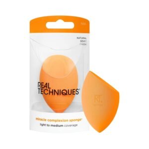 Real Techniques Miracle Complexion Sponge, 1 Count, Beauty Blender for Makeup & Foundation