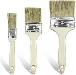 AskBed 3-Pack Paint Brushes, Perfect for Priming, Painting & Varnishing on Wood & Walls