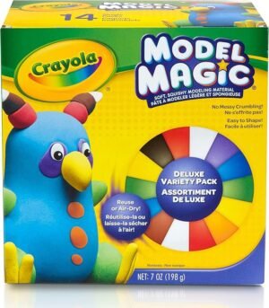 Crayola Model Magic Deluxe Variety Pack 14ct, Air-Dry Clay for Kids, 7oz