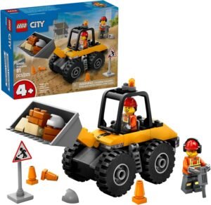 LEGO City Yellow Construction Wheel Loader, Building Toy for Toddlers, Ages 4+, Educational Construction Vehicle