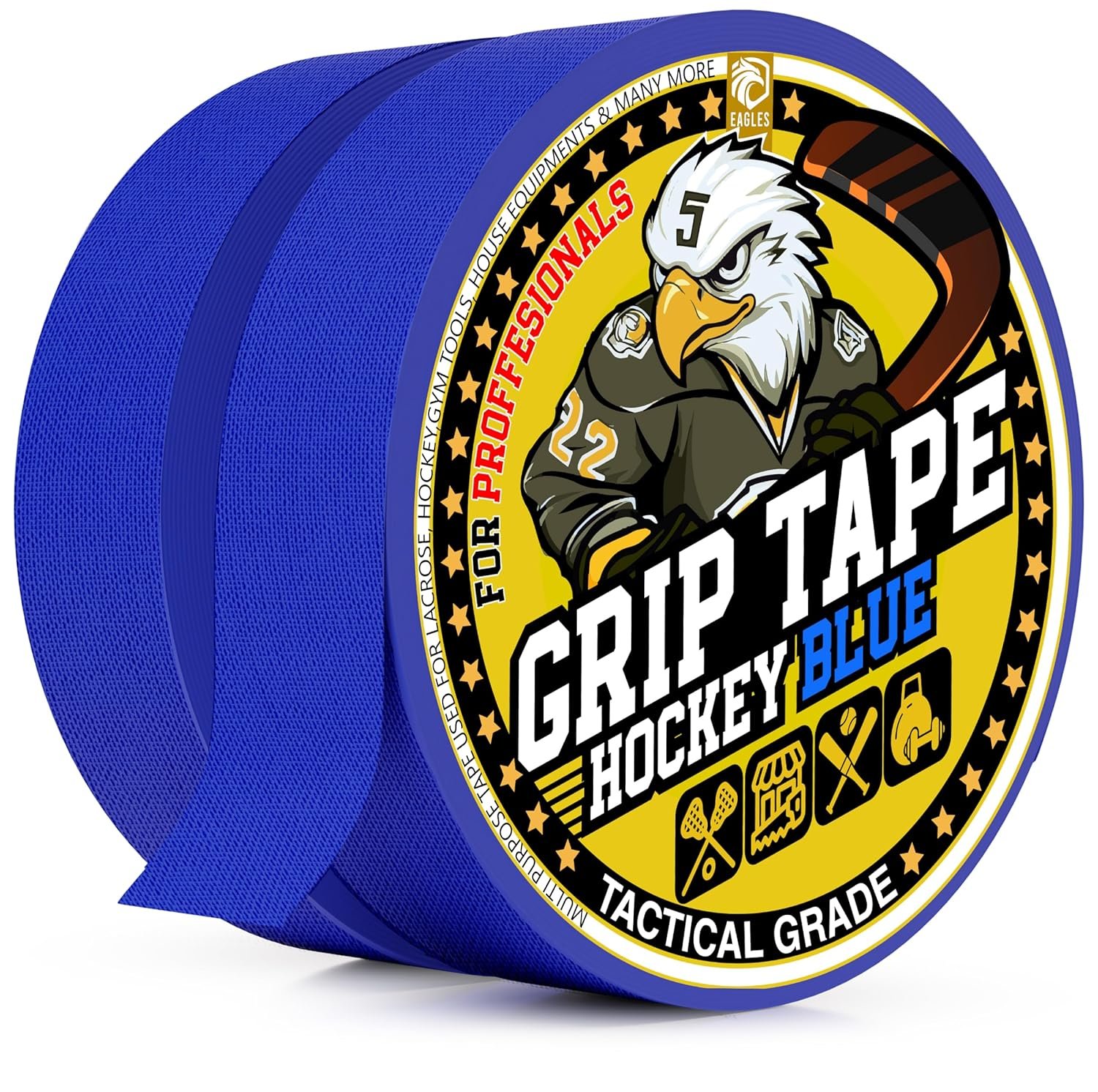 EAGLES Multipurpose Hockey Tape, Cloth Grip Tape for Sports, Gear, & Tools, Easy Tear