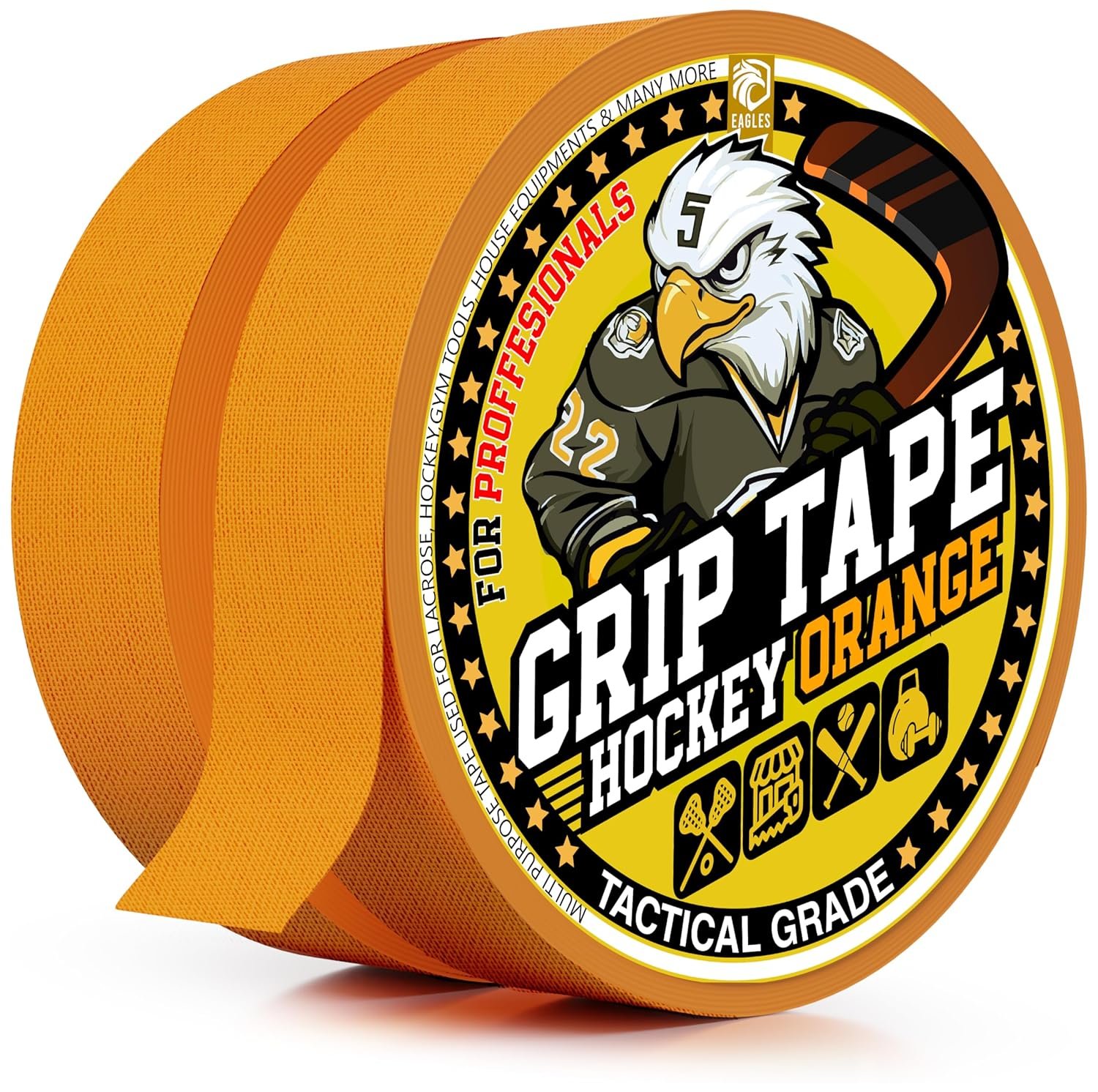 EAGLES Multipurpose Hockey Tape, Cloth Grip Tape for Sports, Fitness, & Tools, Easy Tear