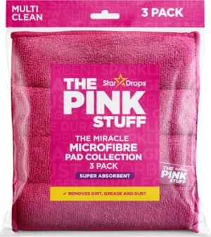 Stardrops The Pink Stuff, Miracle Microfibre Pad Collection, 3 Pack